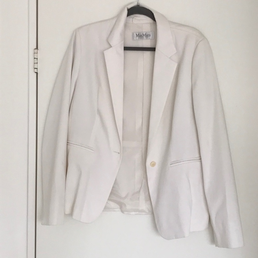 White Max Mara Blazer